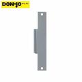 Don-Jo Don-Jo: Electric Strike Filler Plate 9" x 1 3/8", Silver Plated DNJ-AF-29-SL